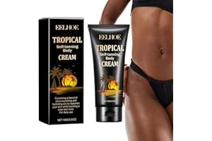 OYZOQ Crema autobronceadora corporal 100g,efecto hidratante y alisador, se absorbe rápidamente