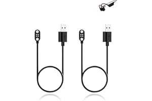 (2 Stück) Ladekabel für Atopskins Kopfhörer Schwimmen, yystao Stabiles magnetisches USB Ladekabel kompatibel mit Atopskins 344-DC-EU