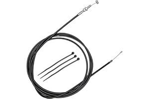 RedCap 75" inch Universal Heavy Duty Straight Throttle Cable for 90cc 110cc 125cc Gas Scooter Go Kart Kandi GKA Black Widow Mini Bike Dirt Bike Dune Buggy Yerf Dog L5C00049FM5020500