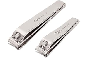 Nippes Solingen - Set composto da 1 tagliaunghie per dita e piedi, in acciaio INOX temprato