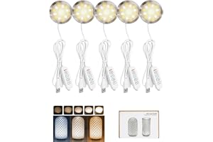 Lampkit 001 för Bambulab Set 5er Lab Light Kit 001 Kompatibel LED 3D-skrivartillbehör Set 3000K-6400K Justerbar med 1,5M USB 5V för 3D-tryck Lampskärm DIY Bord Nattljus