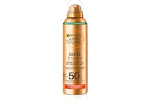 Garnier Ambre Solaire - Ideal Bronze - Brume protectrice invisible - Très Haute Protection FPS50+ – Visage et Corps - 150 ml
