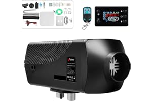 HCALORY Diesel Heater 8KW, 12V Portable Diesel Air Heater, Car Heater with Remote Control and LCD Monitor,Support Heater 10L Fuel Tank for Car, Truck, Boat, RV,Trailer