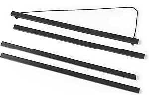 REINDERS Posterleiste, Schwarz 91,5, Bilder, Wanddeko, Room Decor, Kunststoff, Schwarz, 92,5 x 1,5cm