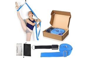 KimDaro Leg Stretcher, Door Flexibility & Stretching Leg Strap - Great for Ballet Cheer Dance Gymnastics or Any Sport Leg Stretcher Door Flexibility Trainer Premium Stretching Equipment