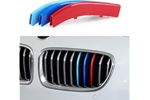 OYDDL 3PCS Front Grille Insert Strip Radiator Grille Trim Compatible with BMW 5 Series F10 F11 2014 2015 2016 2017 Standard Kidney Grille Accessories-10-Beam