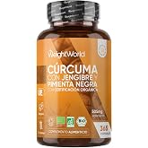 Turmeric with Black Pepper and Organic Ginger, 365 Capsules, For 1 Year - | Vegan Friendly, Certified Organic by the Soil Ass