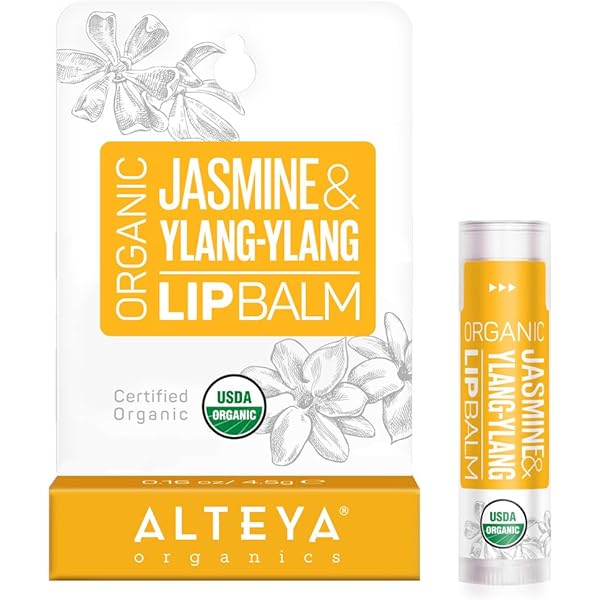 Alteya Bio Lippenbalsam Lavendel 4,5 G – USDA Zertifiziert, Natürlich, Mit ätherischem Lavendelöl & Pflanzenbuttern