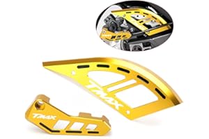 Velospeed Per Yamaha Tmax 560 Tech Max Tmax 530 SX DX Tutti gli anni Moto Pinze Freno Staffe Disco Freno Posteriore Protezione Rotore Tmax530 tmax560 techmax Accessori (gold 2)