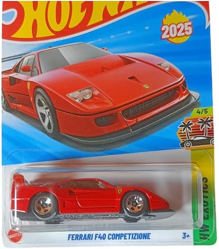 Hot Wheels Ferrari 5-Pack Race: Enzo, F40, 458 Spider, 430