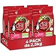 Purina One Medium/Maxi > 10 kg Crocchette Cane Controllo del Peso, 4 Confezioni da 2.5 kg