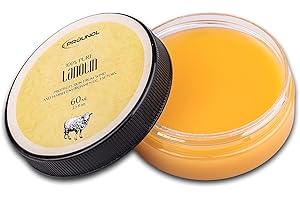 PROUNOL Lanoline Pure (Lanoline Anhydre) 60 ml 100% Naturelle Crème pour les peaux très sèches, rugueuses ou gercées