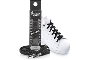 leazy Lacci Elastici Senza Nodo - Lacci Elastici Piatti Autobloccanti per Bambini & Adulti