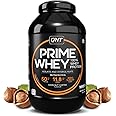 QNT Prime Whey Protein Powder | Hazelnut Coffee, 2 Kg | Triple Blend of Whey Isolate, Concentrate & Hydrolysate | 25g Protein, 4.7g BCAA per Scoop | Best Whey Protein Powder for Men & Women