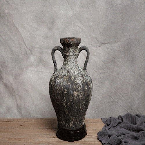 NOHOPE Retro Ceramic Vases Flower Container Home Hotel Decor Craft Flower Pot Ornaments,B