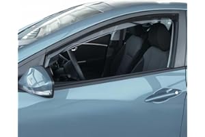 ‎OMAC OMAC Windabweiser Regenabweiser kompatibel mit Hyundai i30 2012-2017 Dunkel Acryl 2tlg