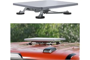 MSKEKIT Starlink Mini-Halterung mit tragbarer, magnetischer Halterung aus Aluminiumlegierung – Hausdach, Wohnmobil, Autofenster, Sonnendächer, Starlink Mini-Halterung mit 66 mm starker Saugkraft (magnetisch)