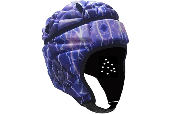 F Fityle Casque de Rugby, Couvre-Chef rembourré Doux, Couvre-Chef de Football de Garde de Football pour Jeunes Enfants