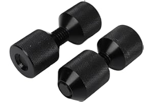 KIMISS Juego de 2 Pcs de Pines de Dos Huecos de 1‑1/8in, Conexiones de Aluminio, Herramientas para Alineación de Bridas, Compatible con Bridas ASME 150LB de 1/2in‑14in