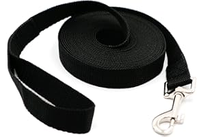 CICIING Smycz holownicza 5 m dla psów, wodoszczelna smycz z paskiem na rękę i karabińczykiem 360°, wytrzymała smycz treningowa dla średnich, dużych małych psów