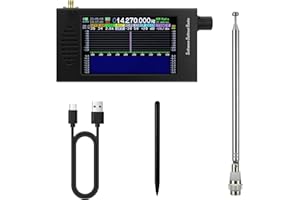 HamGeek DSP SDR Récepteur radio portable Lecteur radio 100 kHz à 149 MHz DSP Démodulation numérique CW/AM/SSB/FM/WFM à ondes courtes avec écran LCD IPS 4,3''