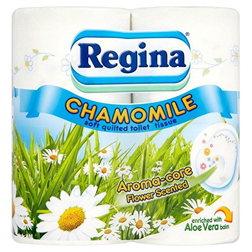 Preisvergleich Produktbild Regina Kamille Toilet Tissue - 160 Blatt pro Rolle (4) - Packung mit 6