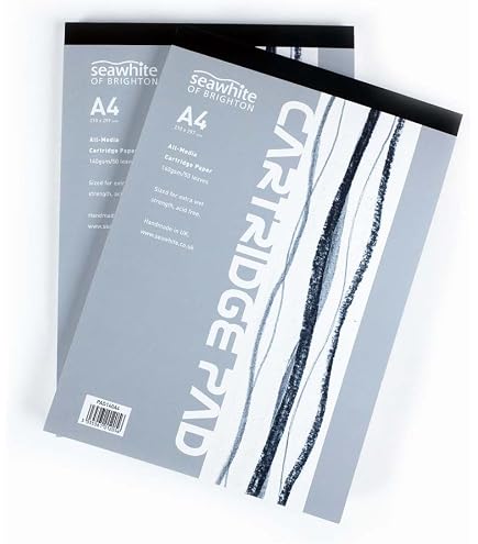 A5) - Winsor & Newton A5 Smooth Surface Cartridge Paper Gummed Pad