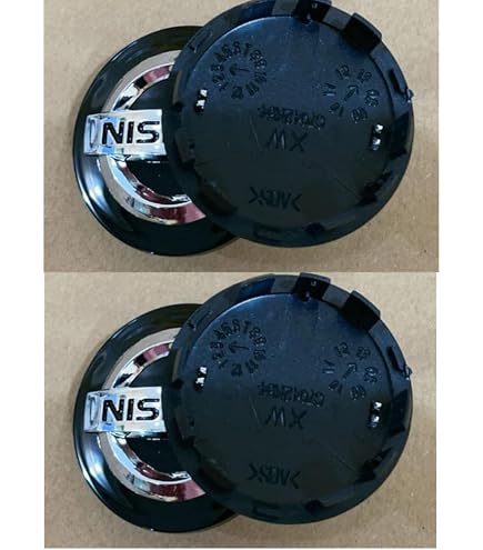 Audi 4M8071006A Dynamic Hub Caps (Pack of 4) Black/Silver 20.6 x