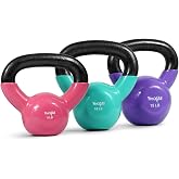 Yes4All Kettlebell Seti, Vinil Kaplama, Kombo, T&uuml;m V&uuml;cut İ&ccedil;in, Egzersiz Ekipmanları, Şınav, Kavrama G&uuml;c&uuml; Egzersizi, Dambıl Ağ