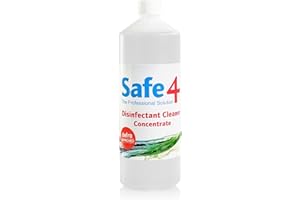 Safe4 Odourless Concentrated Disinfectant Cleaner (900ml)