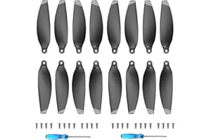 Bocguy 16 Pcs Hélices DJI Mini 2 SE/4K, Faible Bruit & Stable Drone DJI Mini 2/4K Accessoires Hélices Remplacement (Argent)