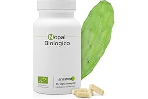 ANASTORE NOPAL BIOLOGICO * 470 mg / 180 capsule * Cardiovascolare (glucosa), Digestione, Peso (bruciagrassi, dimagrimento, fame) * 100% soddisfatti o rimborsati * Fabbricato in Francia