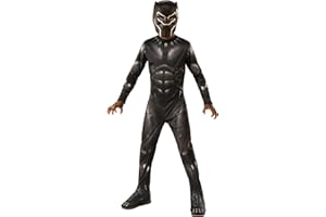 Rubie's Oficjalny kostium Black Panther, Avengers, klasyczny, rozmiar dziecięcy S, 3-4 lata, wzrost 117 cm