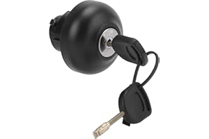 RUSPELA Bouchon de réservoir de carburant verrouillable avec 2 clés 1715043 Remplacement du bouchon de remplissage d'essence pour FORD TRANSIT MK7 2006-2014