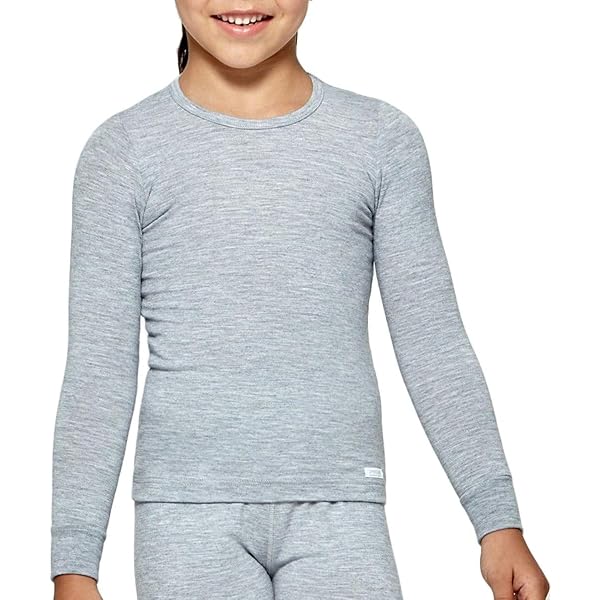 VZV - Juego De 5 Ropa Interior Térmica Para Niños, Conjunto Térmico Para Niños, Capa Base, Forro