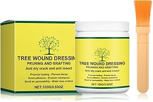 BEAUTHINK Professional Tree Wound Sealer & Pruning Sealant, Fast-Healing Paste for Damaged Trees with Brush, Shrubs & Bonsai, Easy Application. Protects Cuts, Grafts & Pruned Branches from Pests & Disease