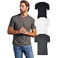 True Classic Mens T-Shirts - Short Sleeve Crew Neck Plain T Shirt for Men