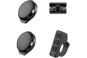 TABKSOLA Interfono Moto Bluetooth,Installati all'interno del Casco,con Telecomando Wireless, Senza Rumore del Vento,Lunga Durata Della Batteria,Ideale per Motociclismo,Sci e Ciclismo.