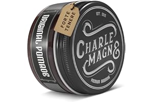 Charlemagne Original Hair Pomada para hombres, 100 ml – Crema para el cabello a base de agua para hombres – Desarrollada por Barberos, fabricada en Alemania (60 g (paquete de 1), Fuerte fortaleza)