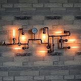 Das Element ist eine zarte und Retro-Stil Wandleuchte, und passt Standard E27 Lichtschraube Typ.