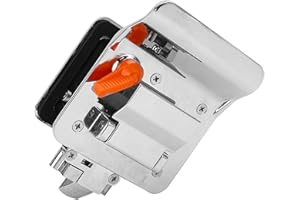 SHANRYA Serratura per Porta Serratura per Porta Antifurto Apertura/chiusura Liscia Base Solida Spessa con 2 Chiavi per Rimorchio