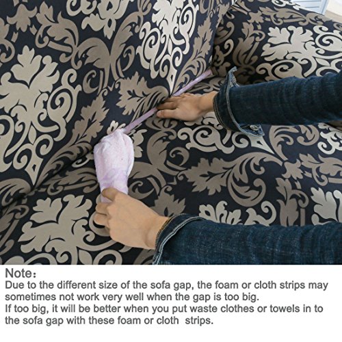 sourcingmap® L-FormSofabezug Möbelschutz Sofa-Abdeckung Schonbezug für 1 2 3 Sitzer - 4