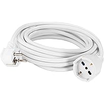 Prolunga Elettrica POLY POOL MULTISIZE - Cavo 40 Cm, Spina Piccola 10A, Presa Grande Schuko, Con Interruttore Sicurezza - Foto 9