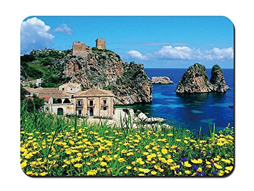 Preisvergleich Produktbild Sizilien Coast, Italien – 9 x 7 Maus Pad
