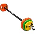 NORDFIT - 20kg & 40kg Barbell Weights Set - Ideal Studio Pump Weights - Barbell Set for Home Exercise - Professional Adjustable Barbell & Weights - Strength Training Equipment