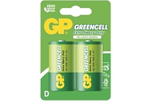 GP Baterie R20 GREENCELL 1,5 V Mono D (2 sztuki)