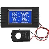 DollaTek AC 80-260V 100A Corrente Tensione Amperaggio Potenza Energia Misuratore di Pannello LCD Display Digitale Amperometro