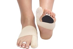 Epitact | Orthèse Corrective Double Hallux Valgus & Douleur Plantaire | Corrige l’Hallux Valgus et Soulagent les Douleurs sous l’Avant-Pied à la Marche | Ultrafine, Confortable (S, Gauche)