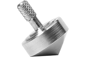 JORZER Magic Spinning Top Stainless Steel Spinning Top Mini Resistanceless Gyroscope Airflow Spinning Gyro Automatic Flip Toys for Kids