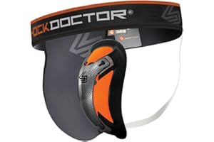 Shock Doctor Ultra Compression-Pantaloncini da Hockey con Coppa Carbon Flex da Uomo, Taglia S, Colore: Nero/Grigio